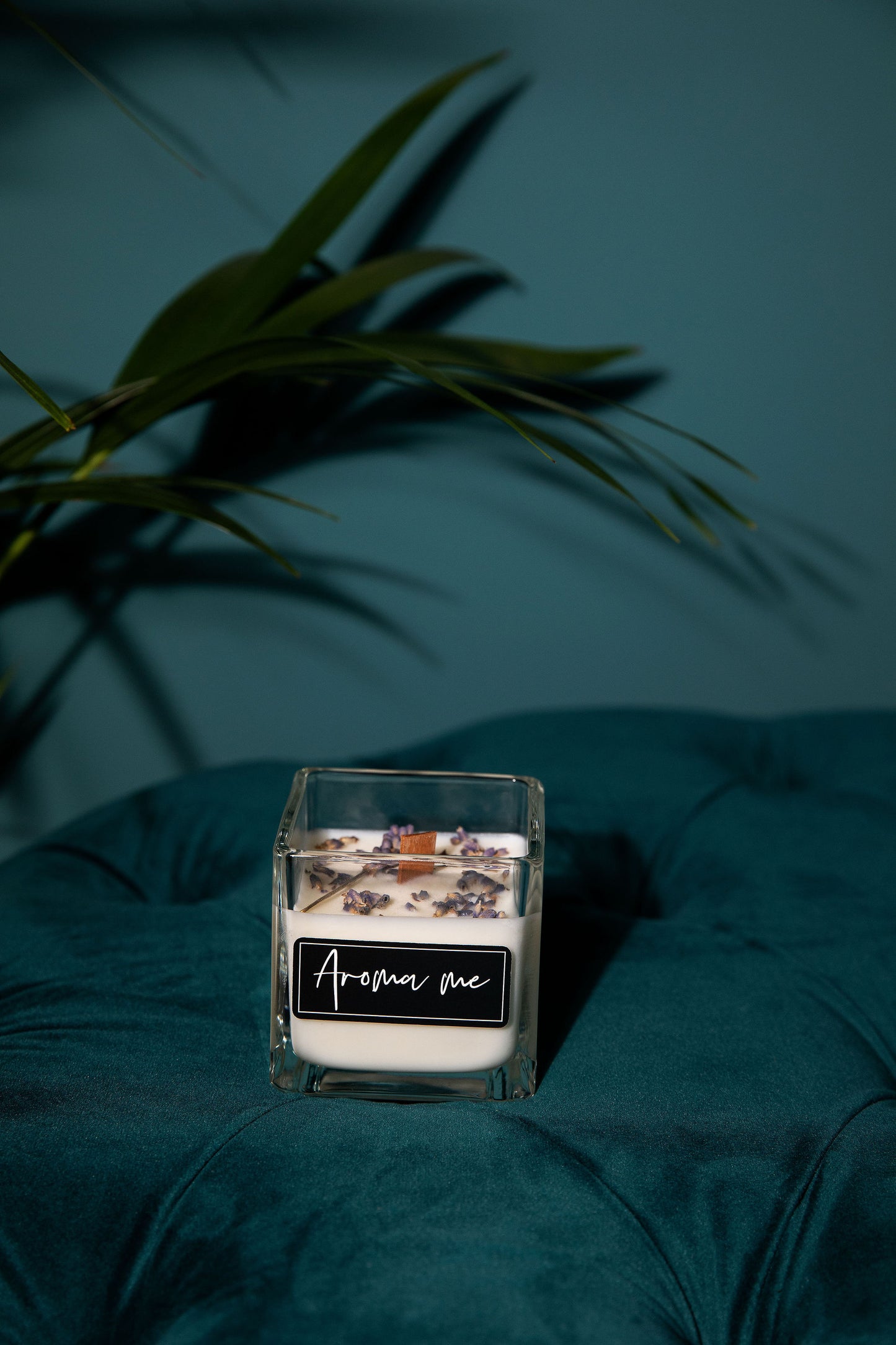 Lemon & Lavender Glass Candle